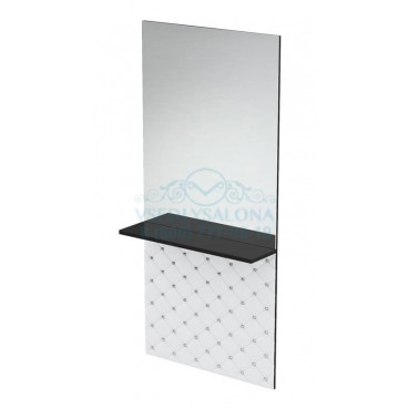 Мужское зеркало барбер &quot;Гламрок&quot; с полкой