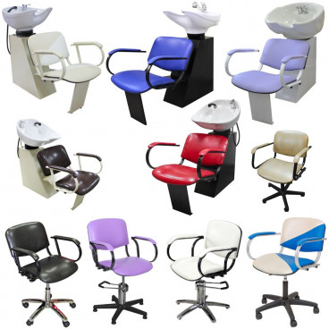 Мойка парикмахерская ЛЕНА с креслом КЛАССИК средняя