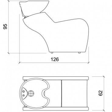 Мойка парикмахерская &quot;CLUBWASH&quot;