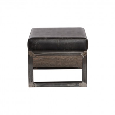 Пуф для барбершопа "Брикстон" одноместный