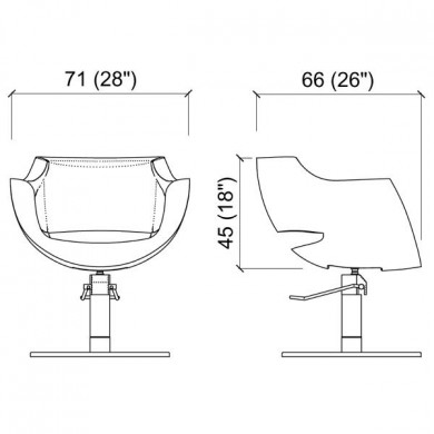 Кресло парикмахерское &quot;CLUST&quot;