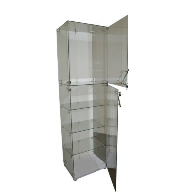 Витрина выставочная МЦ-041 стеклянный каркас