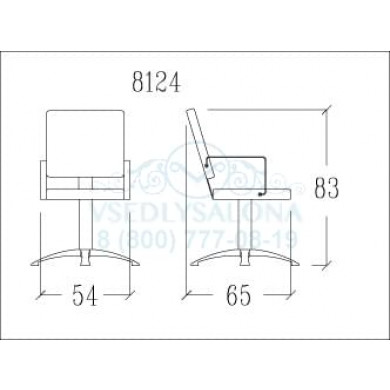 Кресло парикмахерское ANOUK