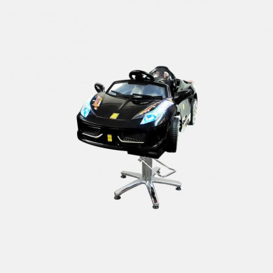 Детское парикмахерское кресло Авто Кабрио черный