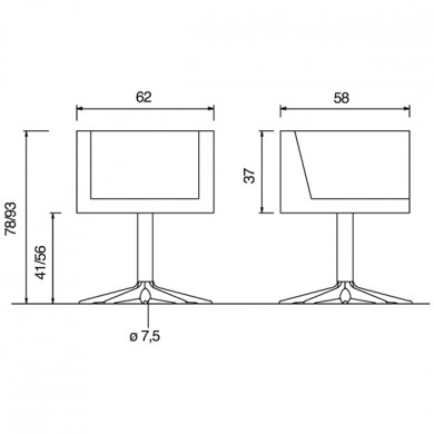 Кресло парикмахерское &quot;KUBIKA&quot;